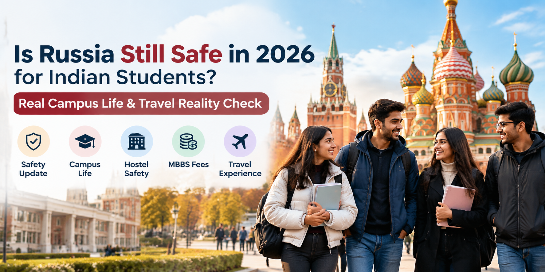 Is Russia Still Safe in 2026 for Indian Students? Real Campus Life & Travel Reality Check